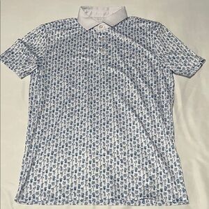 Grayson & Dunn Tiki Drinks Printed Golf Polo